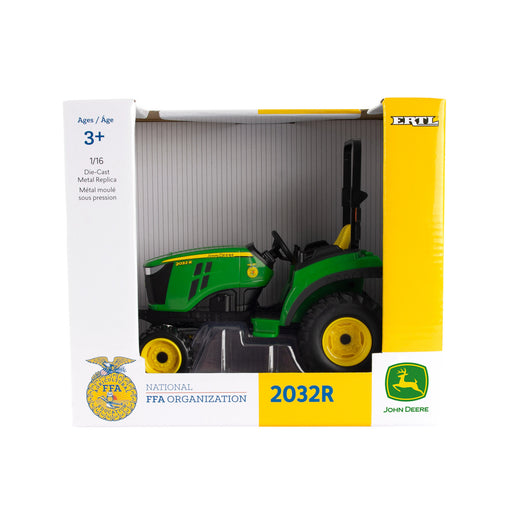 1:16 John Deere 2032R Tractor with FFA Logo Decal Package