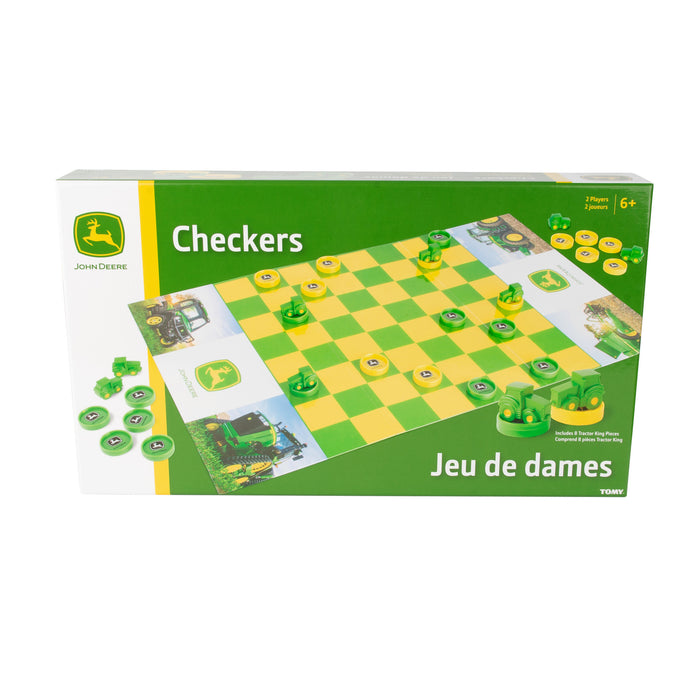 John Deere Themed Checkers Board Game Packaging