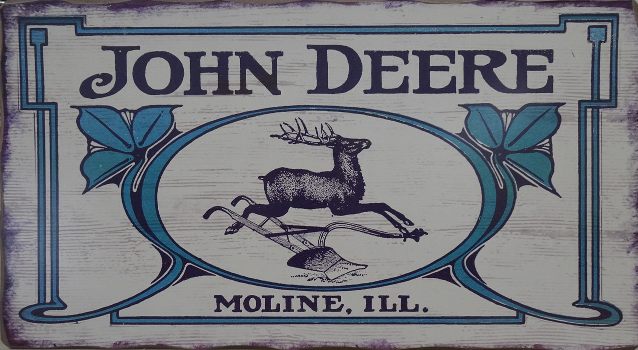 John Deere LP67209 - Wooden Vintage Logo Sign