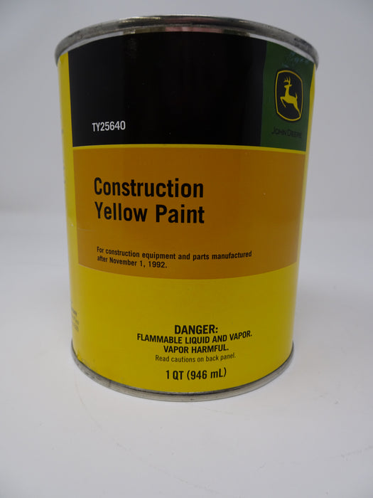 John Deere TY25640 - Construction Yellow Paint, 1 Qt.