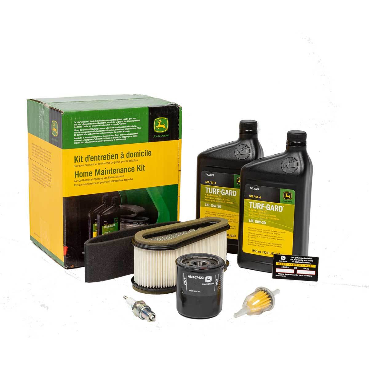 John Deere LG185 Home Maintenance Kit for 100, 200, 300, F500, GT and LX Series