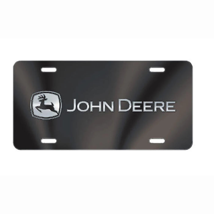 John Deere LP66195 - Acrylic Mirror Finish License Plate