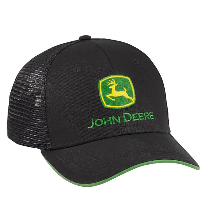 John Deere LP69079 - Men's Black Mesh Back Hat