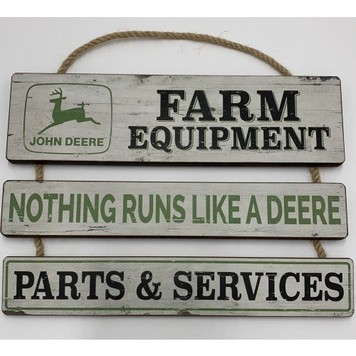 John Deere LP70619 - Farm Equipment Wooden Sign