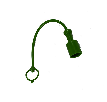 John Deere W53377 - 1/4" Green Hydraulic Cap