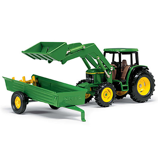 1:32 John Deere 6210 Tractor with Loader and Manure Spreader