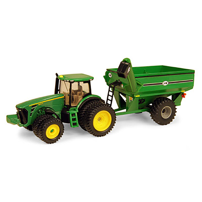 1:64 John Deere 8320R Tractor with J&M Grain Cart