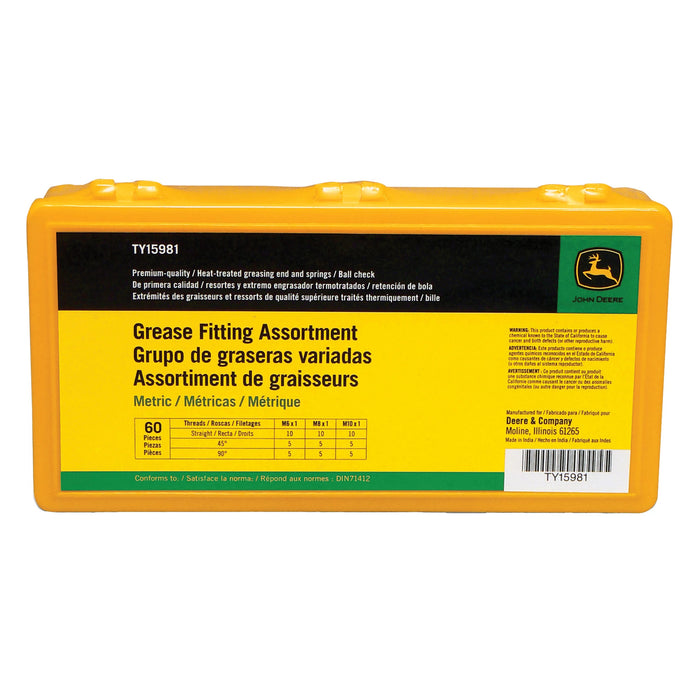 John Deere TY15981 - Metric Grease Fitting Assort Kit