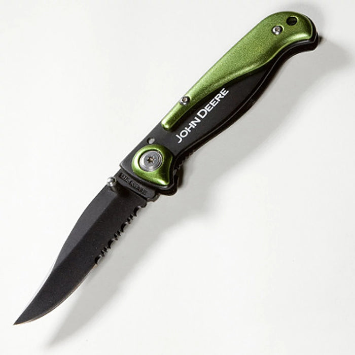 John Deere TY26564 - FOLDING POCKET KNIFE - SERRATED BLA