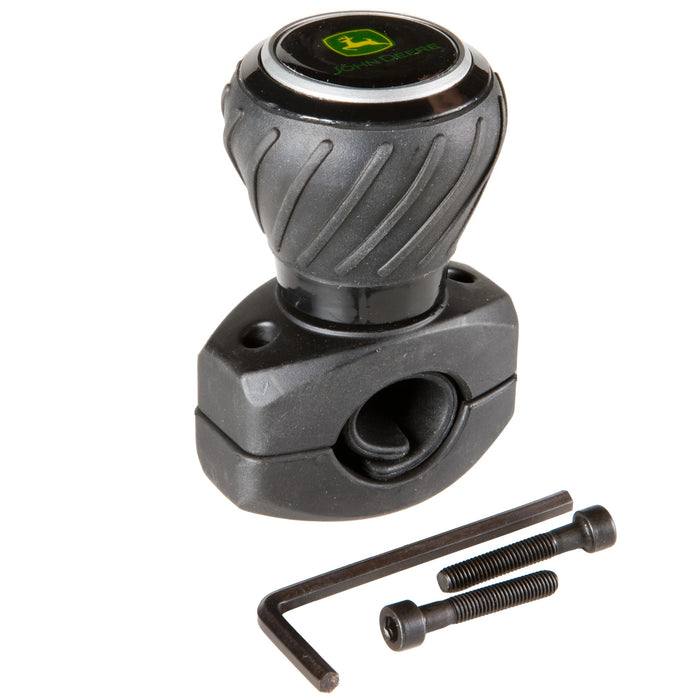 John Deere TY26583 - SPIN KNOB-BLACK BACKGND/GREEN LOGO