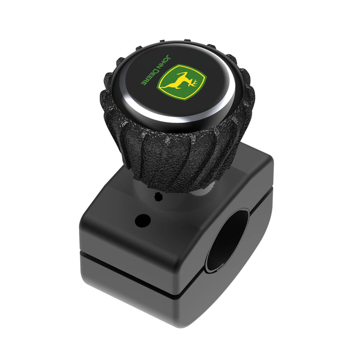 John Deere TY26583 - SPIN KNOB-BLACK BACKGND/GREEN LOGO