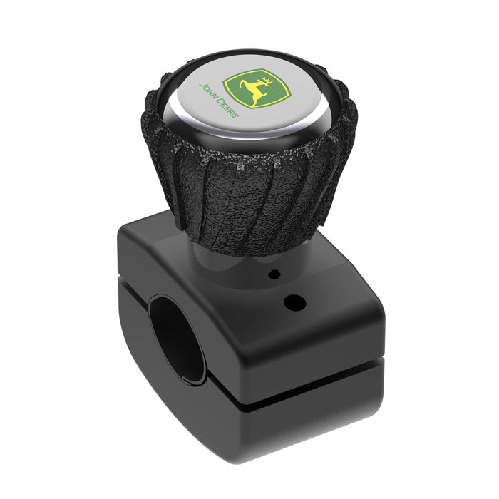 John Deere TY26583 - SPIN KNOB-BLACK BACKGND/GREEN LOGO