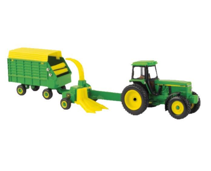 John Deere LP67313 - 1:64 4960 with Pull Type Forage Harvester & Wagon