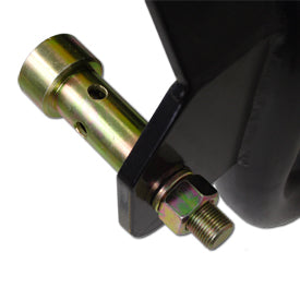 Lower link arm pin with a John Deere LP19969 iMatch™ Quick-Hitch Bushing installed
