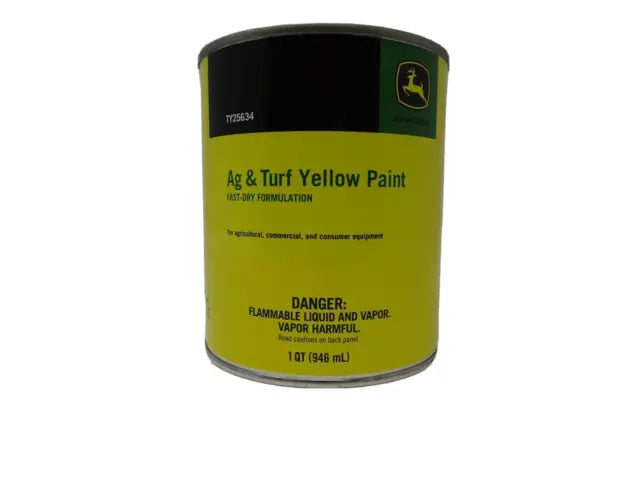 John Deere TY25634 - Fast Dry Ag & Turf Yellow Paint, 1 Qt.