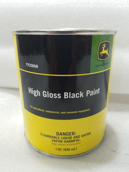 John Deere TY25668 - High Gloss Black Paint - 1 QT.